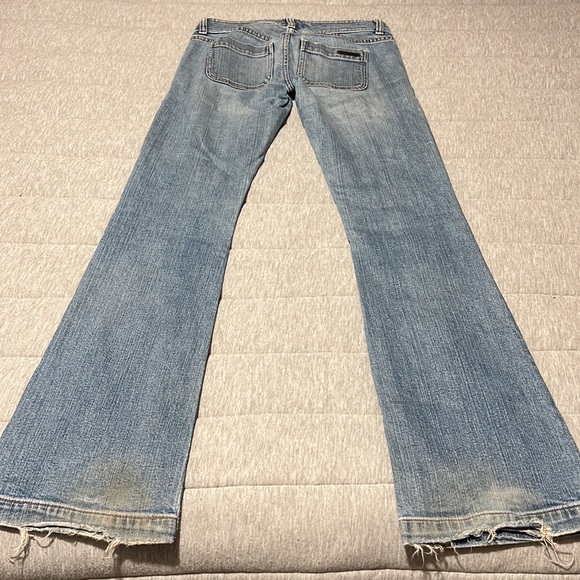 Abercrombie & Fitch Boot Cut Wash Distressed Jeans - Picture 8 of 10